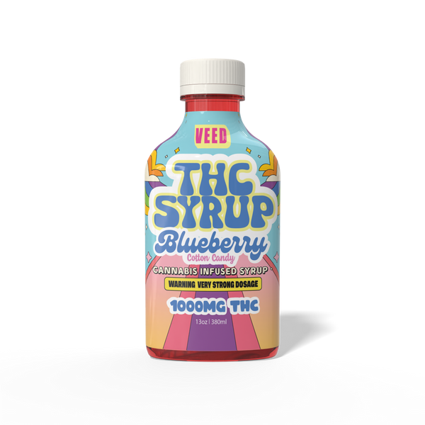 1000mg THC Syrup - Very Potent Legal Lean Bottle - 13oz Share Size